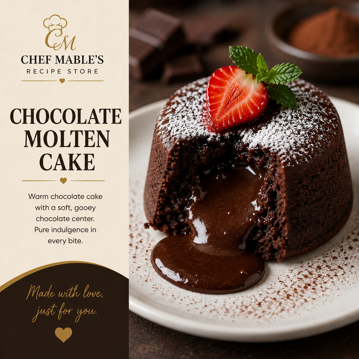 Chef Mable's Chocolate Molten Cake