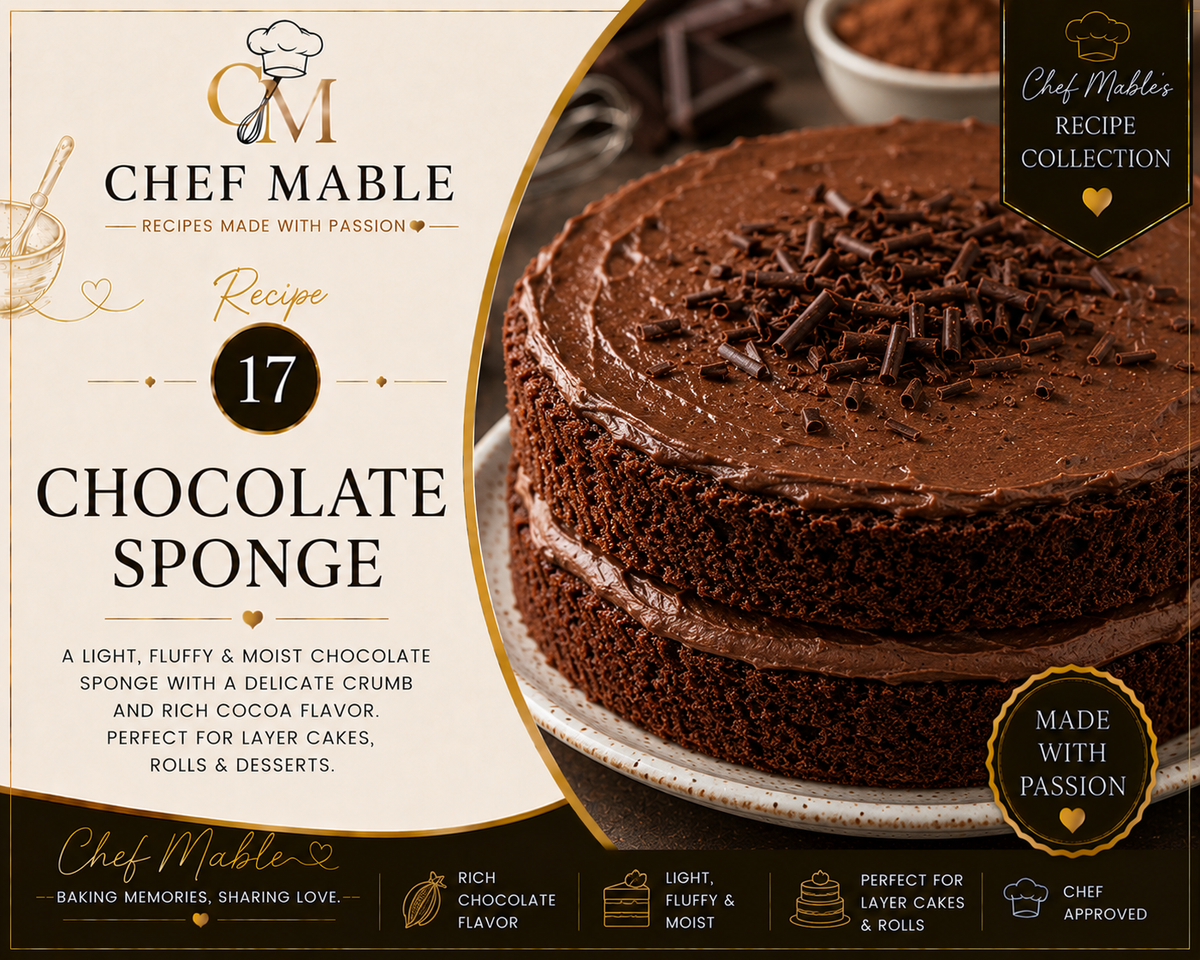 Chef Mable's Chocolate Sponge