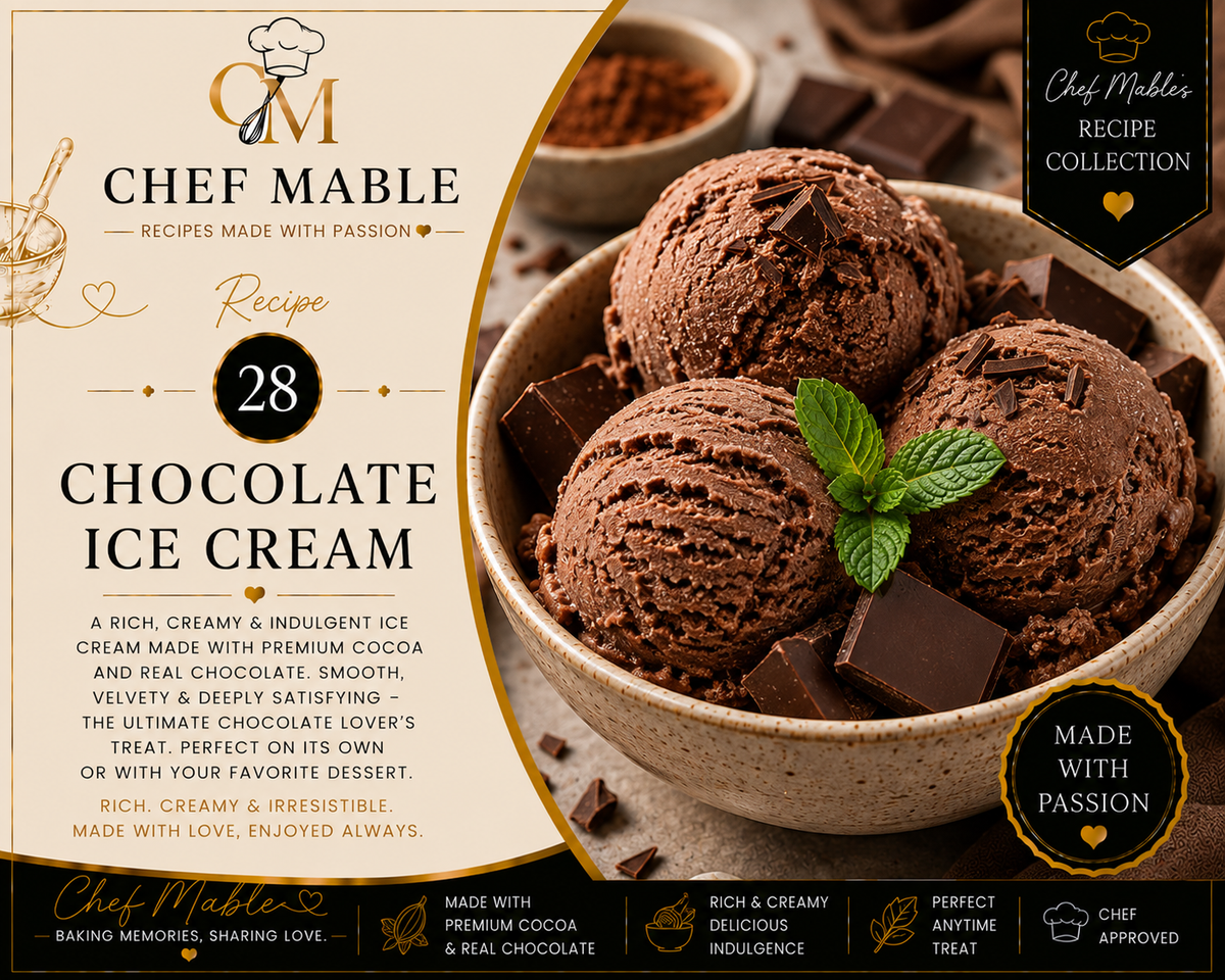 Chef Mable's Chocolate Ice Cream