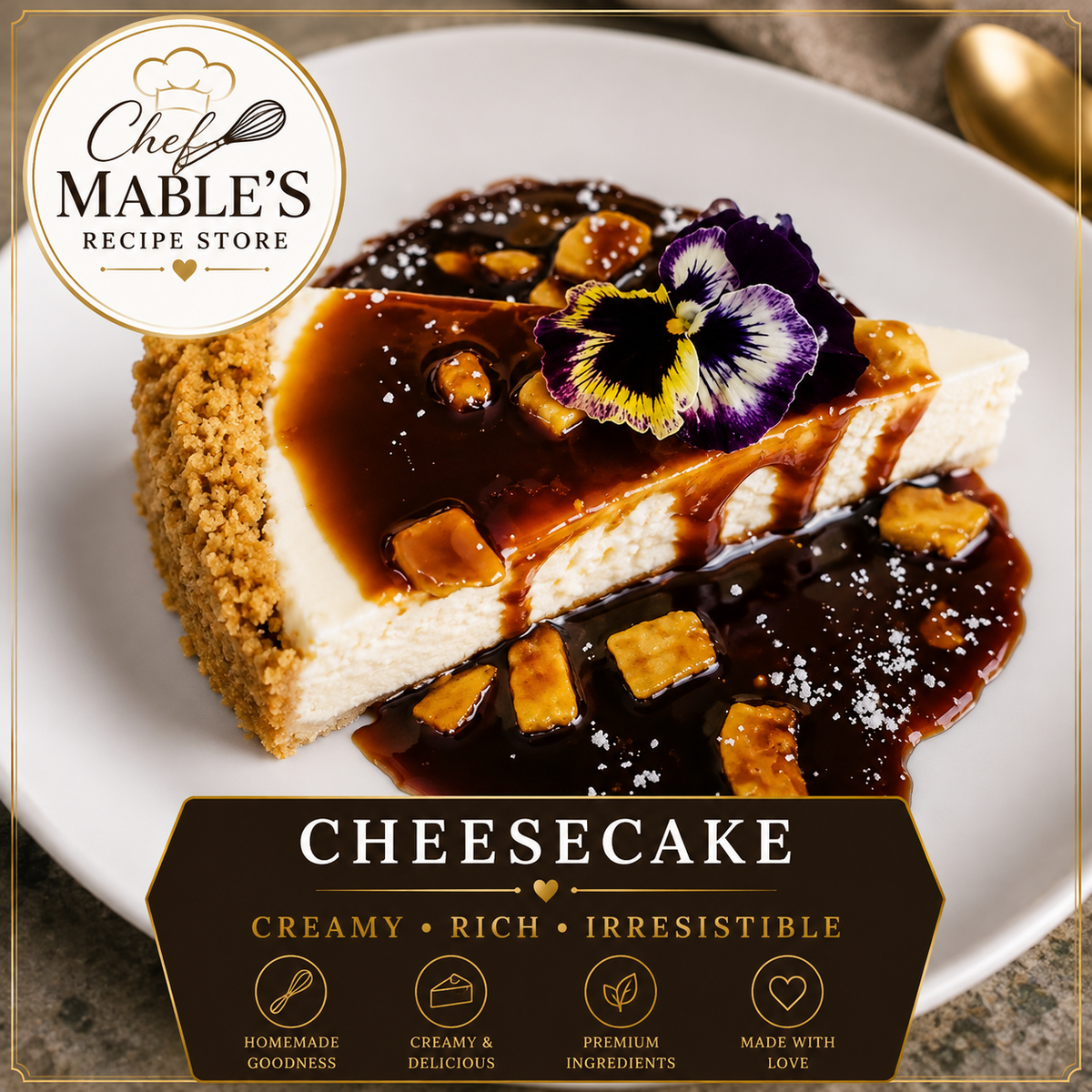 Chef Mable's Caramel Cheese Cake
