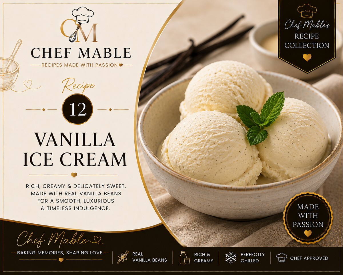 Chef Mable's Vanilla Ice Cream